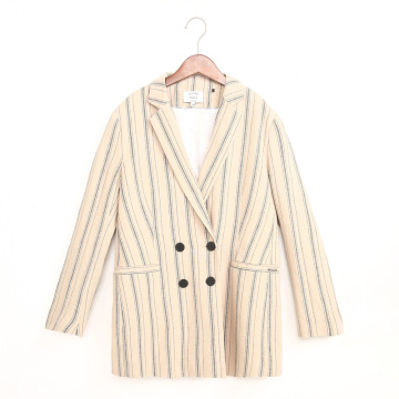 Ladies woven fashion blazer